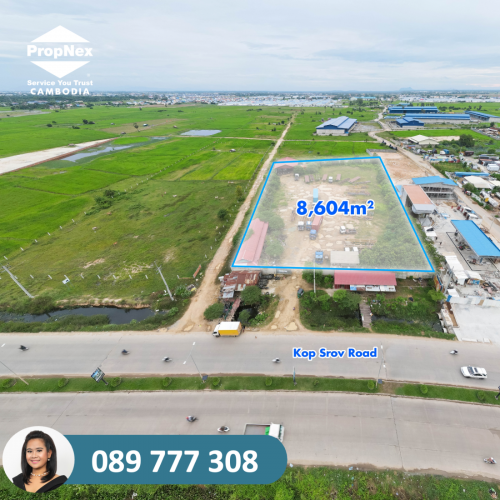 Corner Land Plot Along Kob Srov Road