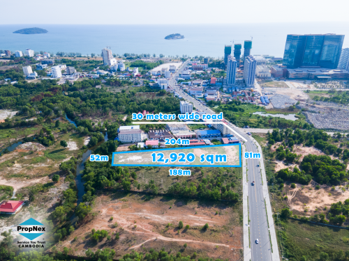 Prime Land for Sale Near Otres Beach Sihanoukville - Ideal for High Rise Development