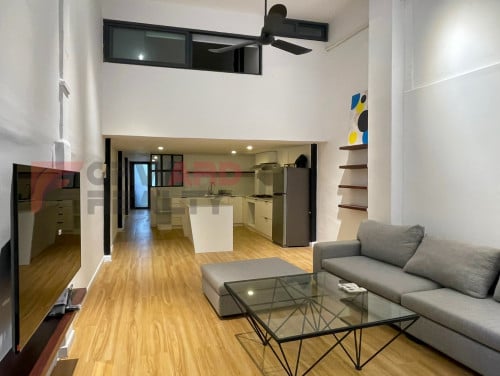 Duplex 2 Bedrooms renovated apartment rent in Tonle Bassa Area. Price: $800/month