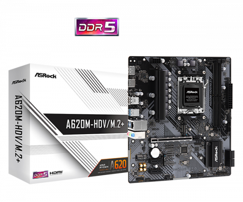 ASRock Board AMD A620M-HDV/M.2+