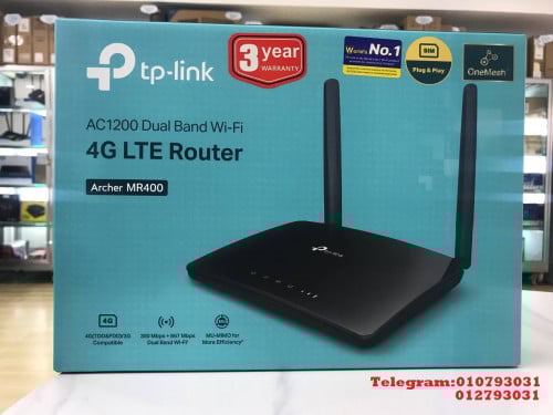 Router Tp-Link (Used Sim Card) MR400 | AC1200