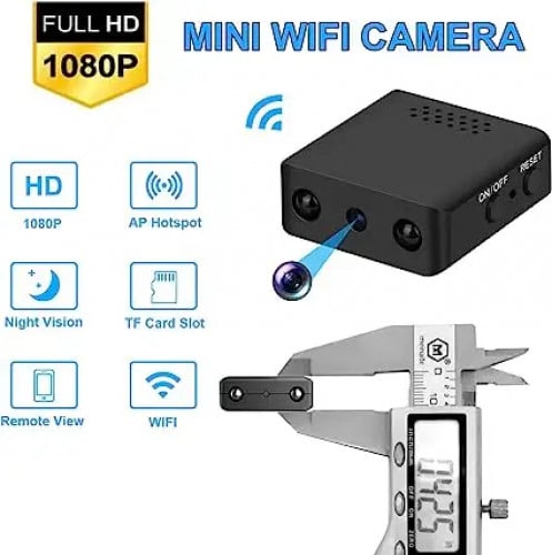 Mini WiFi Wireless Camera Camera Security Cameras Small 1080p HD Nanny Cam with Night Vision A085