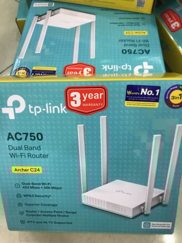 TP-LINK AC750 Dual-Band Wi-Fi Router Archer C24