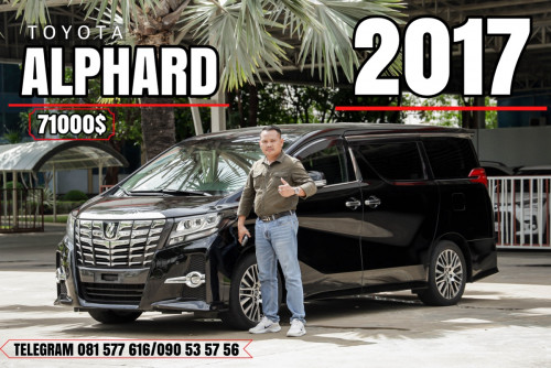 Alphard 2017 ក្រដាស់ពន្ធ ម៉ាសុិន4 សាំង 