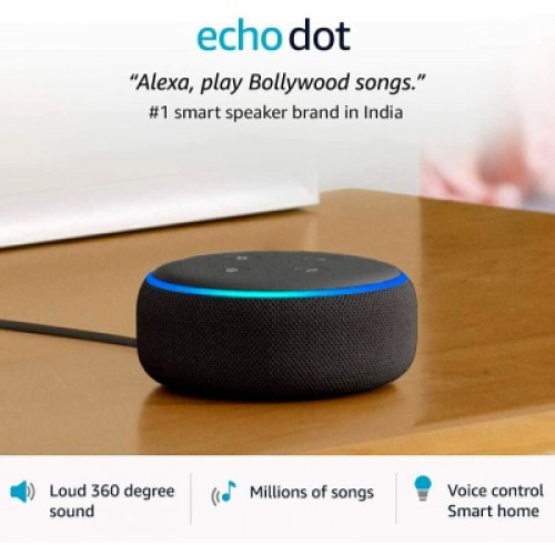 Amazon echo dot speaker សំលេងពិរោះនឹងប្រើបានអត្តប្រយោជន៍ច្រើនទៀត