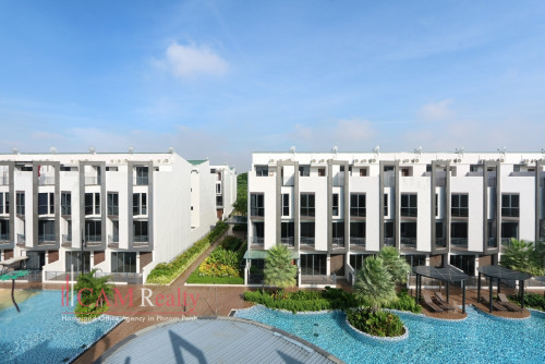 金边出租别墅 | 4 bedrooms house for rent in Borey The Palms – Phnom Penh.