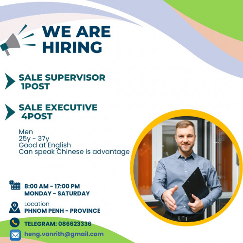 Sales Supervisor  and Sale Executive