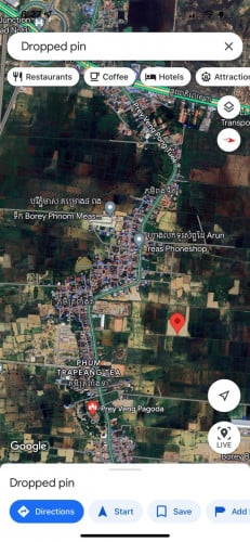 ដីលក់នៅផ្លូវ30m ជិតប្រឡាយ 40