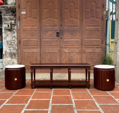 Sofa Table and side chair set