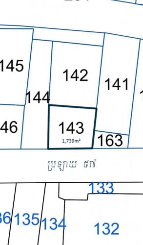 ដីលក់ ប្រឡាយ 57 ជិតព្រលានថ្មី ស្រុកកណ្តាលស្ទឹង