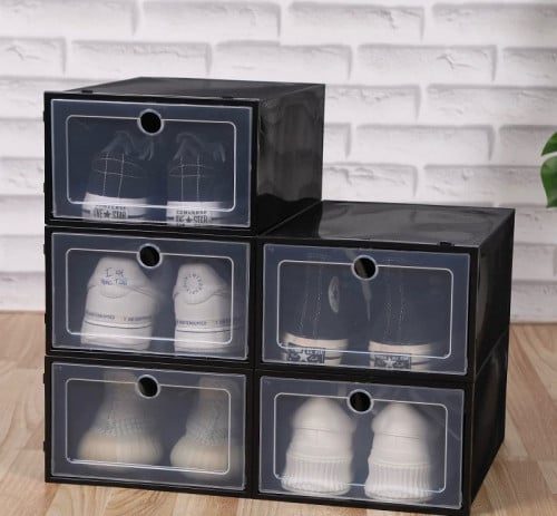 ប្រអប់ស្បែកជើង Shoes Plastic Box (10pcs)