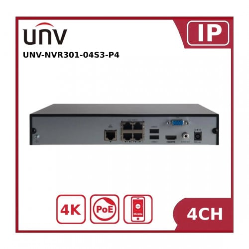 NVR UNV NVR 301-04S3-P4