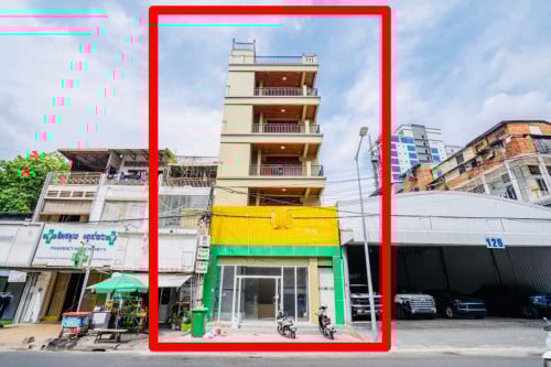 Building-Guesthouse For Rent Near Independent Monument Area, 08 Rooms, Some Furniture, 3,000$/mth