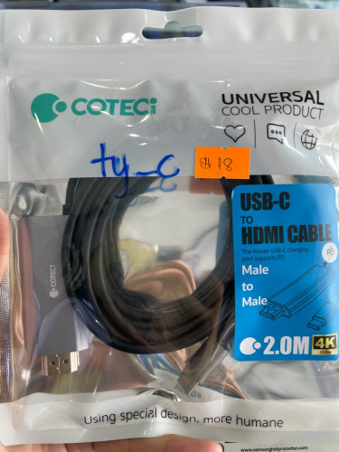 COTECi USB-C to HDMI CABLE