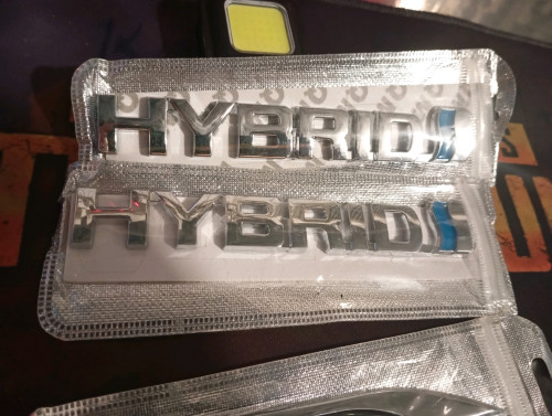 3D Logo Hybrid for Toyota Prius and Camry