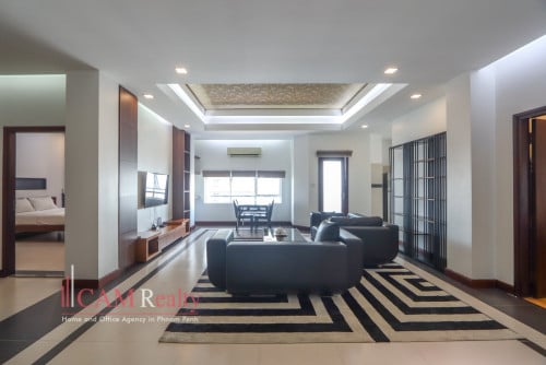 프놈펜 아파트 렌트 2 bedroom serviced apartment for rent in BKK1 Phnom Penh