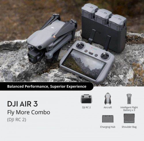 DJI Air 3 Fly More Combo (DJI RC2)