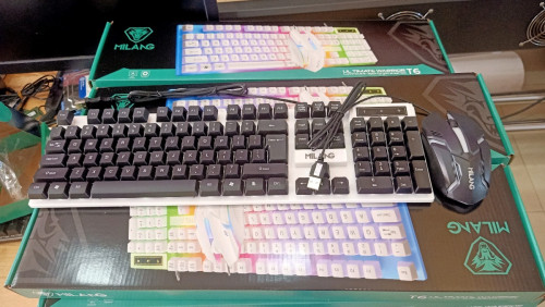 KEYBOARD  MILANG+mouse តម្លៃ 8$