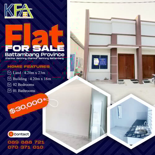 🏡 #ផ្ទះលក់បន្ទាន់ #ជិតផ្សារពោធិ៍វង្ស #ក្រុងបាត់ដំបង