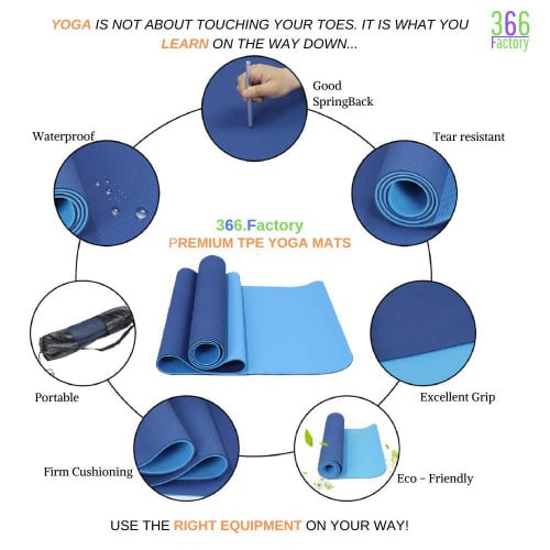 TPE Yoga Mat for Women/Men-1830*610*6MM