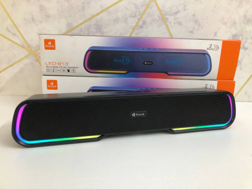 Soundbar speaker Bluetooth Stereo លឹពិរោះថ្មី(15$)