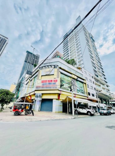 Corner Commercial Building For Rent Along Main Road, 04 Floors, 21x34m, 18,000$