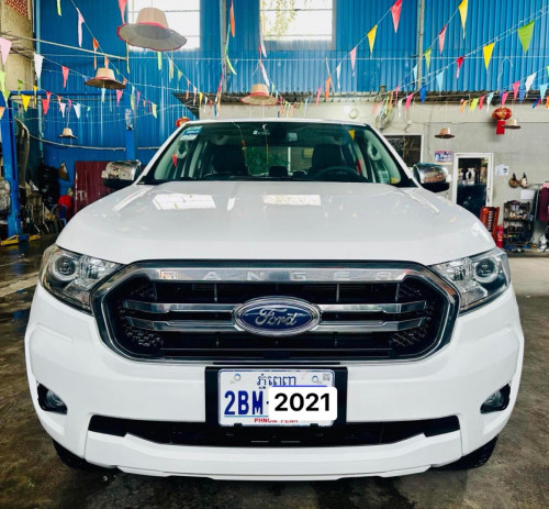 Ford Ranger XLT 2021 ម៉ាសុីធំ 3.2កាត់ពីម្ចាស់ដើមទី 1 ធានាឡានបុកប៉ះជូនពុកម៉ែបងប្អូន