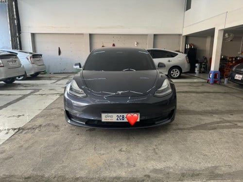 Tesla model 3 2018 long range Dual motor Gray