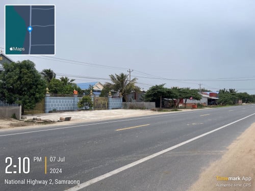 ផ្ទះវីឡាសំរាប់លក់លើផ្លូវជាតិលេខ2  房子出售« 二号路» 25x45