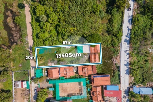 LANDSALE: ដីលក់បន្ទាន់ ទំហំ 1340m² 📍ទីតាំងនៅសង្កាត់ព្រែកឯង ខណ្ឌច្បារអំពៅ