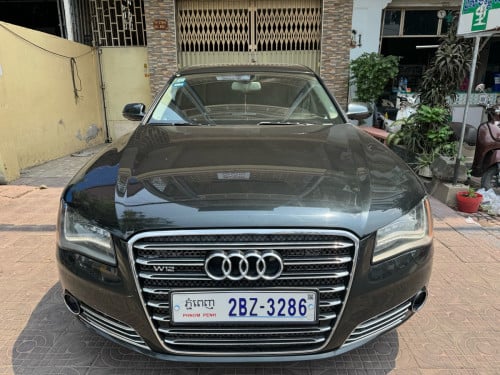 Audi 012 A8L  V12 VIP full options 5មុឺនគីឡូជាងប្រភេទឡានកម្រ