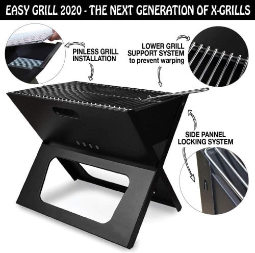 Charcoal grill, Portable Space saving