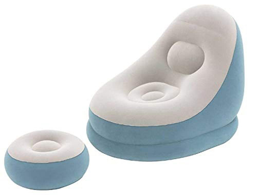 Inflatable Air Sofa with Footstool 