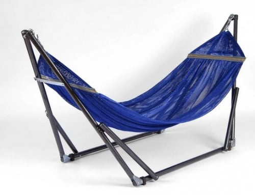 in door Hammock with Stand (Folding 255x120x120cm)