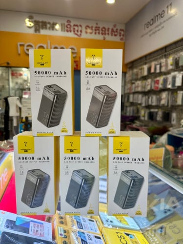 Power bank50000mAhថ្មី
