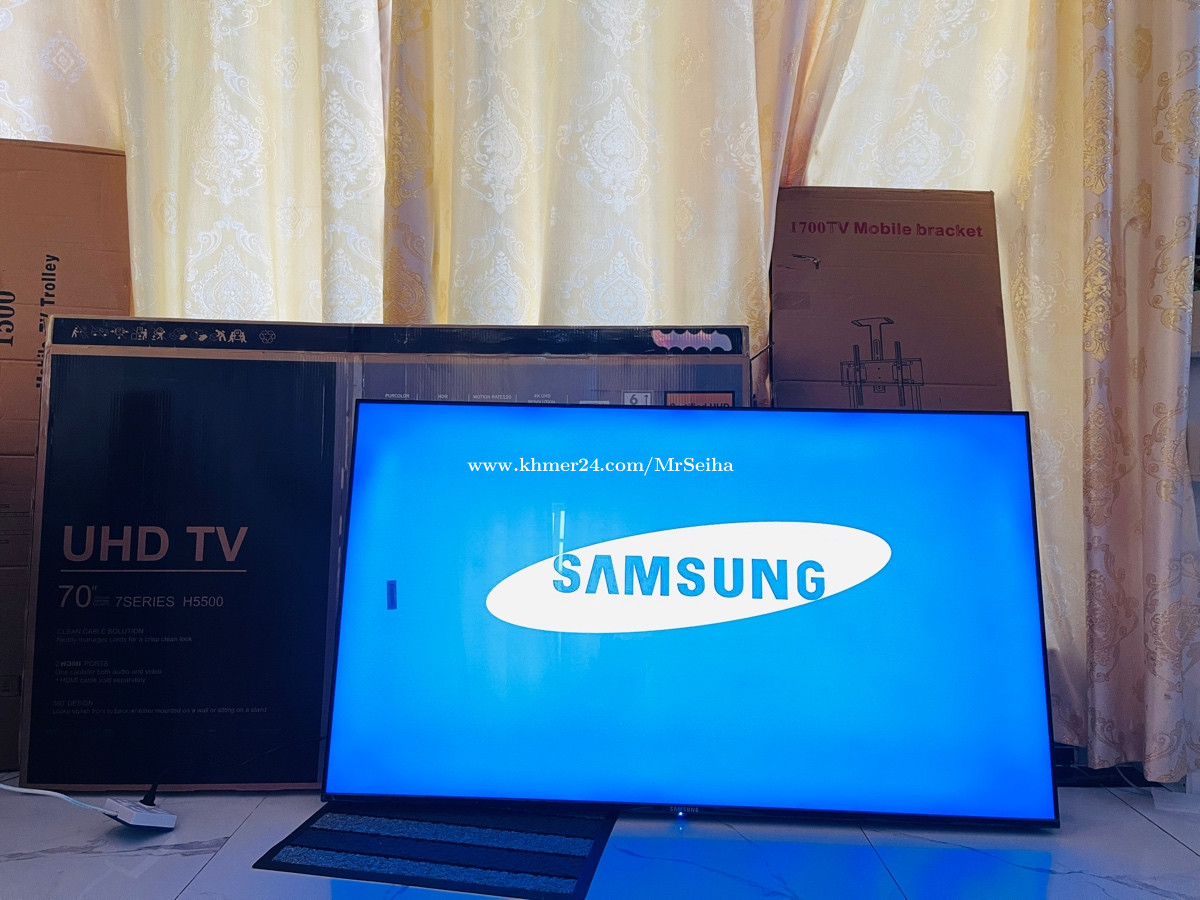 Smart TV Samsung 75” crystals UHD 4k Price 550.00 in Tuek L'ak Muoy