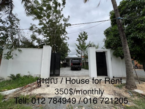 ផ្ទះជួល / House for Rent