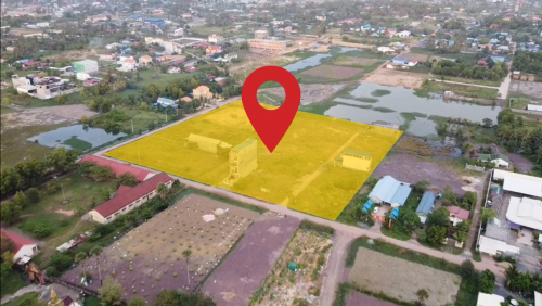 ដីឡូតិ៍ ទីរួមខេត្តកំពត ៥០០ម៉ែត្រពីរង្វង់មូលធូរេន តម្លៃពិសេស បង់ត្រឹមតែ ២០០ដុល្លារ/ខែ