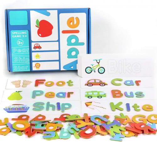 Alphabets and Numbers Flash Card Educational