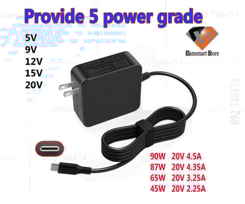 USB C Wall Charger Type C Laptop Power Adapter for Macbook Asus Xiaomi Lenovo Hp