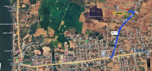 ដីលក់ក្នុងក្រុងក្រចេះ 10m x 30m, 13$