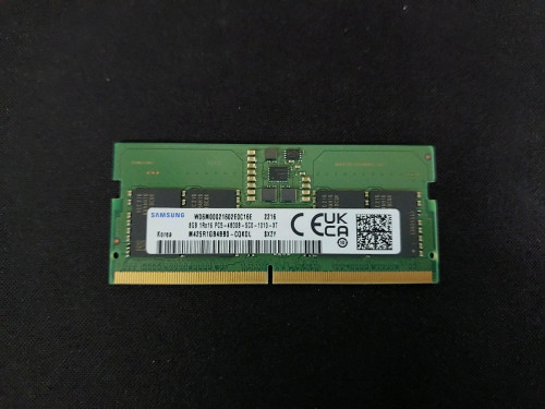 Samsung Ram DDR5 8G 4800MHz SODIMM Laptop Memory