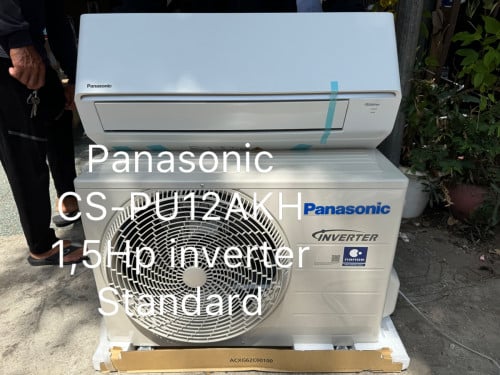 Panasonic CS-PU12AKH( ម៉ាស៊ីនត្រជាក់ថ្មីទំហំ1,5​សេសស៊ីភ្លើងតិច/ 1,5HP inverter Air conditioner  )