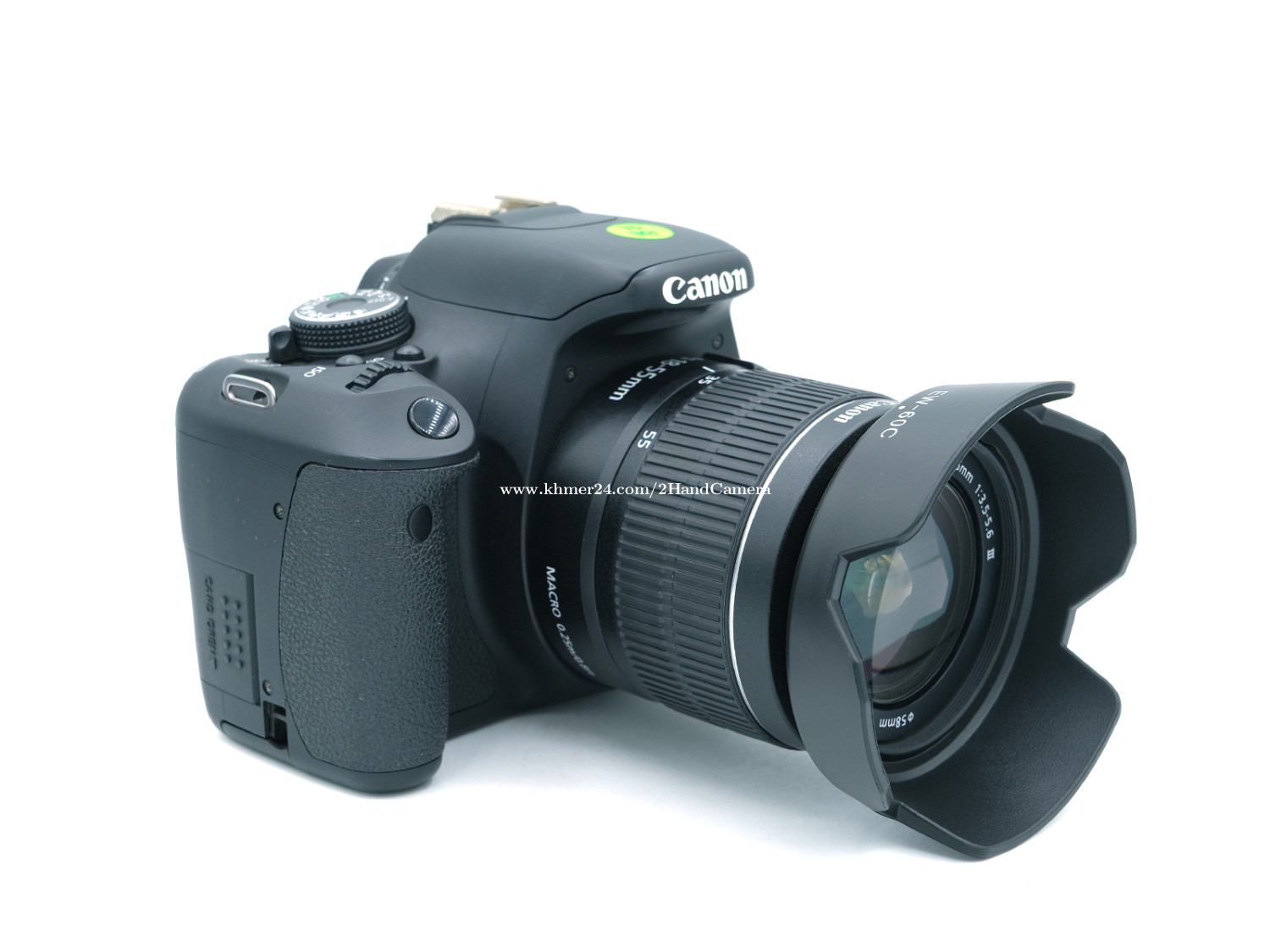 CANON EOS 600D KIT 18-55mm F:3.5-5.6 Price $259.00 in Boeng Kak Muoy ...