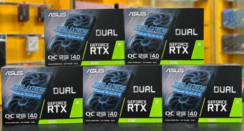 New VGA Asus Dual RTX3060 12Gb ថ្មីធានា៣ឆ្នាំ=329$  