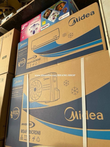 Midea 1hp inverter ថ្មីធានា1ឆ្នាំ