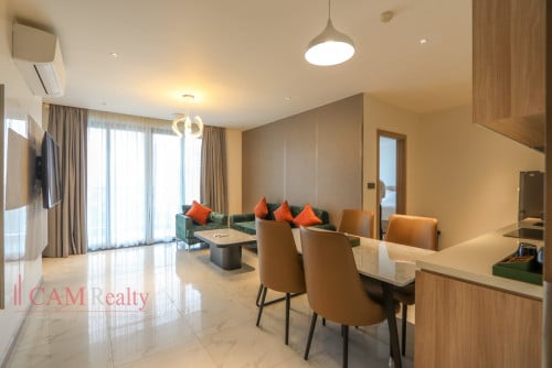 프놈펜 아파트 렌트 | BKK1 area | Brand new 2 bedrooms serviced apartment for rent in Phnom Penh