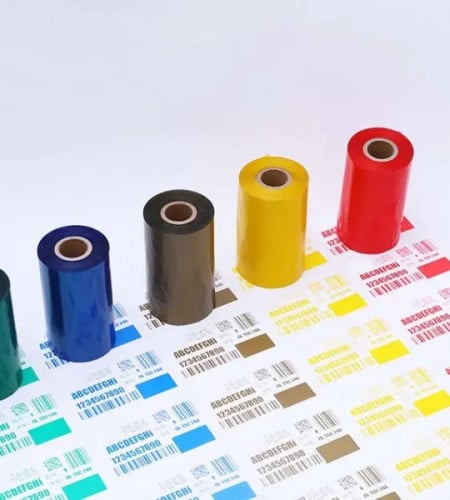 SS025 Wash Care Resin Thermal Transfer Ribbon For All Barcode Printers