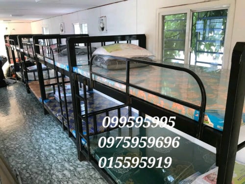 គ្រែ2ជាន់ +ពូកអេប៉ុង6ហ៊ុន 1.0mx2.0m ×6cm