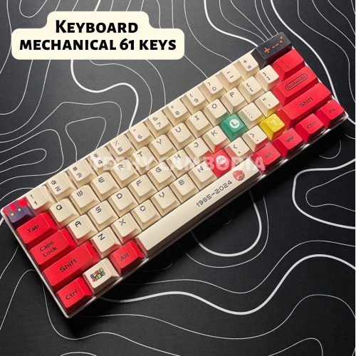 Keyboard Mario mechanical 61keys wired